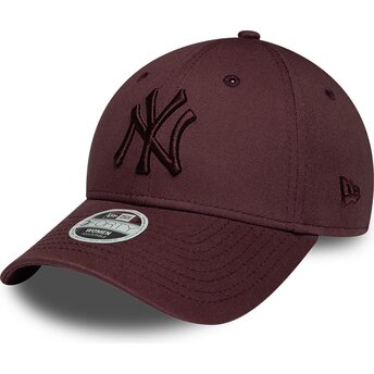 Čepice zaoblená červená nastavitelný 9FORTY League Essential New York Yankees MLB New Era