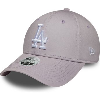 Čepice zaoblená fialová nastavitelný 9FORTY League Essential Los Angeles Dodgers MLB New Era