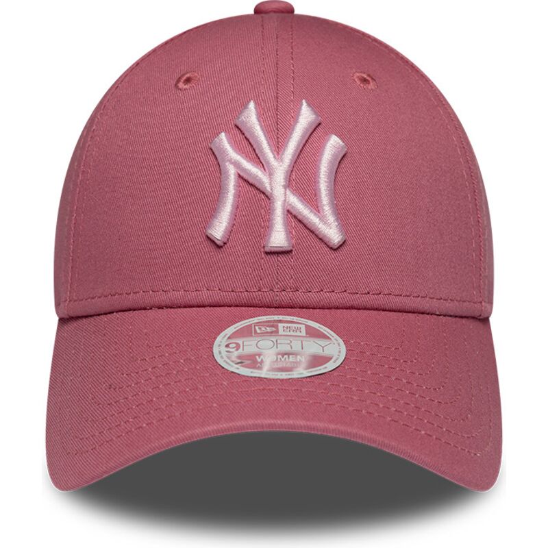 cepice-zaoblena-ruzova-nastavitelny-9forty-league-essential-cas-new-york-yankees-mlb-new-era