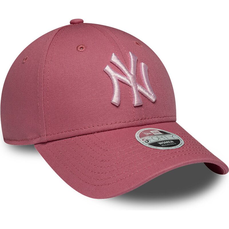 cepice-zaoblena-ruzova-nastavitelny-9forty-league-essential-cas-new-york-yankees-mlb-new-era