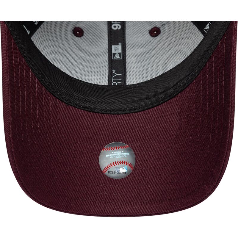 cepice-zaoblena-cervena-nastavitelny-rosa-9forty-metallic-los-angeles-dodgers-mlb-new-era