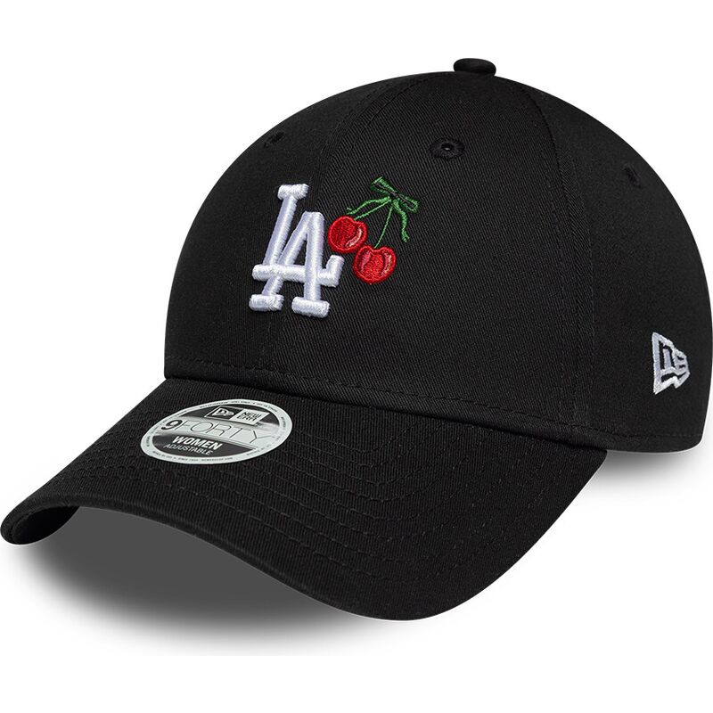 cepice-zaoblena-cerna-nastavitelny-9forty-fruit-icon-cherry-los-angeles-dodgers-mlb-new-era
