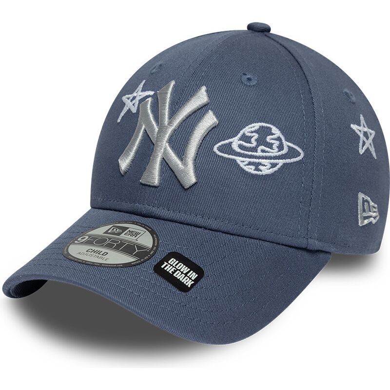 cepice-zaoblena-modra-nastavitelny-pro-deti-9forty-space-glow-in-the-dark-new-york-yankees-mlb-new-era