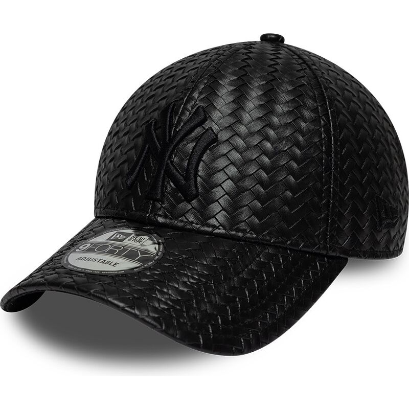 cepice-zaoblena-cerna-snapback-9forty-pu-weave-new-york-yankees-mlb-new-era