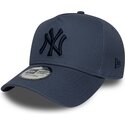 cepice-zaoblena-modra-snapback-9forty-e-frame-league-essential-new-york-yankees-mlb-new-era