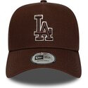 cepice-zaoblena-hneda-snapback-9forty-e-frame-team-outline-los-angeles-dodgers-mlb-new-era