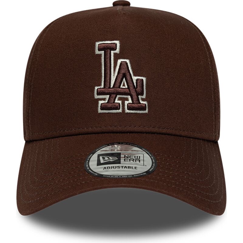 cepice-zaoblena-hneda-snapback-9forty-e-frame-team-outline-los-angeles-dodgers-mlb-new-era