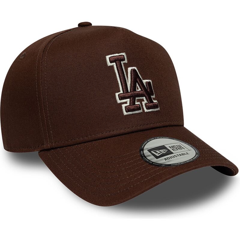 cepice-zaoblena-hneda-snapback-9forty-e-frame-team-outline-los-angeles-dodgers-mlb-new-era