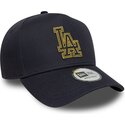 cepice-zaoblena-namornicka-modra-snapback-9forty-dorado-e-frame-metallic-outline-los-angeles-dodgers-mlb-new-era