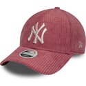 cepice-zaoblena-ruzova-nastavitelny-9forty-m-crown-chunky-cord-new-york-yankees-mlb-new-era
