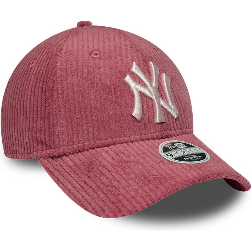 cepice-zaoblena-ruzova-nastavitelny-9forty-m-crown-chunky-cord-new-york-yankees-mlb-new-era