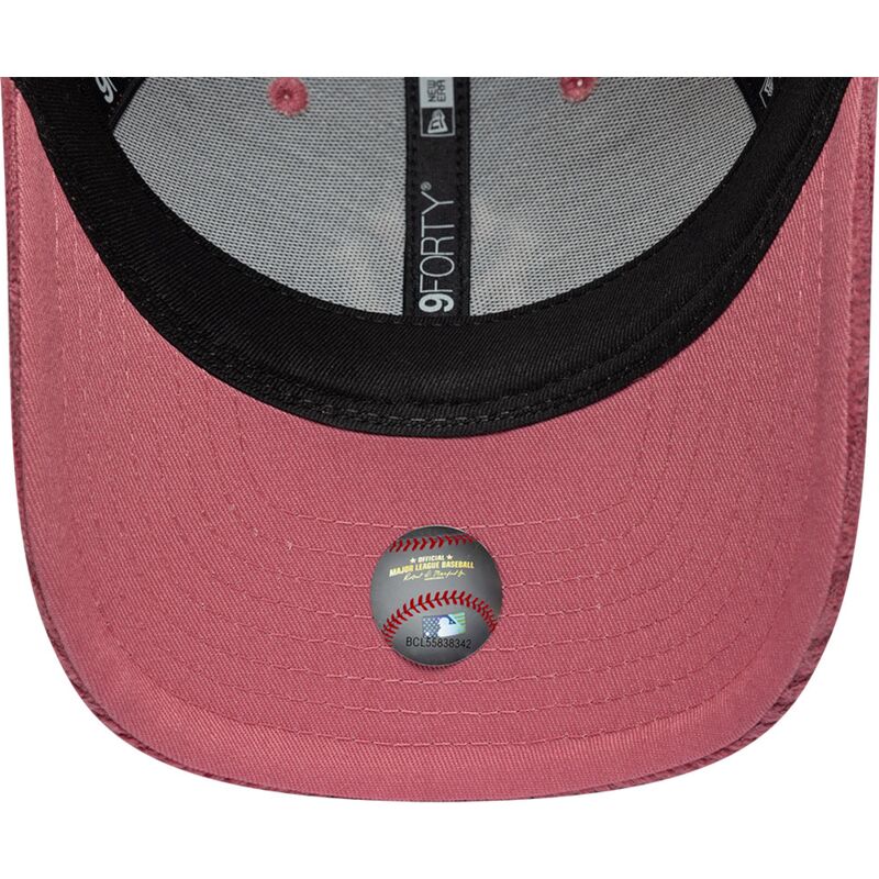 cepice-zaoblena-ruzova-nastavitelny-9forty-m-crown-chunky-cord-new-york-yankees-mlb-new-era
