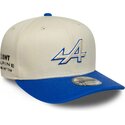cepice-zaoblena-bezova-snapback-9seventy-stretch-snap-contrast-visor-alpine-f1-team-formula-1-new-era