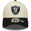 cepice-zaoblena-bezova-nastavitelny-9forty-colour-block-las-vegas-raiders-nfl-new-era