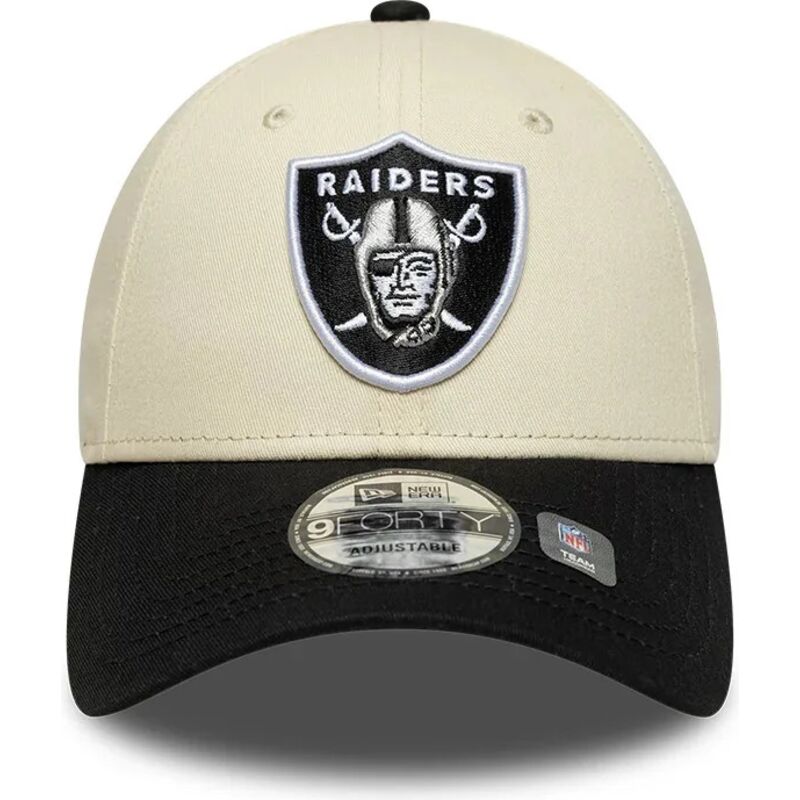cepice-zaoblena-bezova-nastavitelny-9forty-colour-block-las-vegas-raiders-nfl-new-era