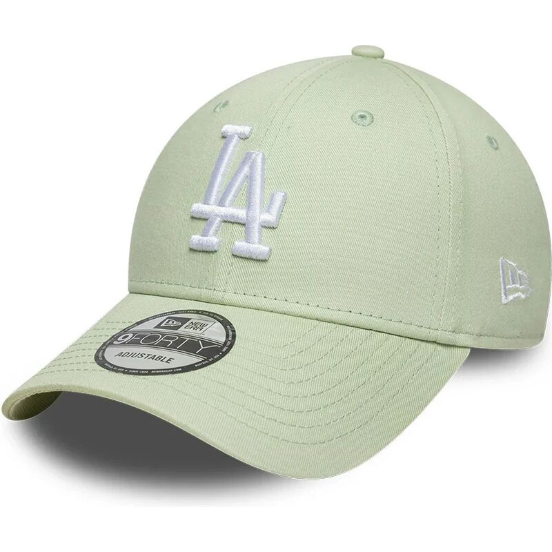 cepice-zaoblena-zelena-nastavitelny-9forty-league-ess-9forty-league-essential-los-angeles-dodgers-mlb-new-era