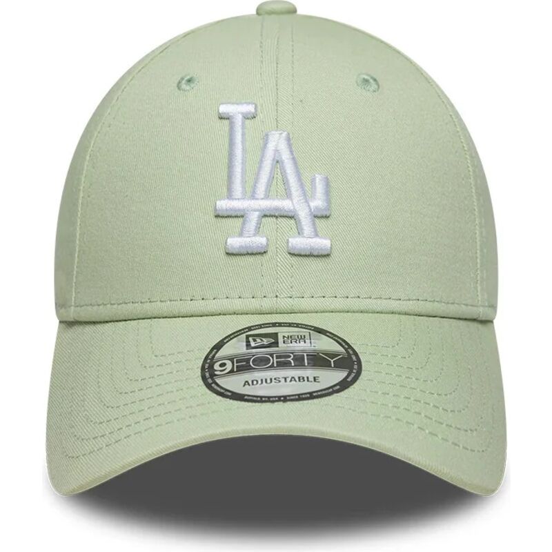 cepice-zaoblena-zelena-nastavitelny-9forty-league-ess-9forty-league-essential-los-angeles-dodgers-mlb-new-era