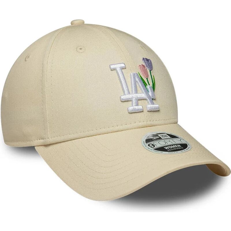 cepice-zaoblena-bezova-nastavitelny-9forty-flower-icon-los-angeles-dodgers-mlb-new-era