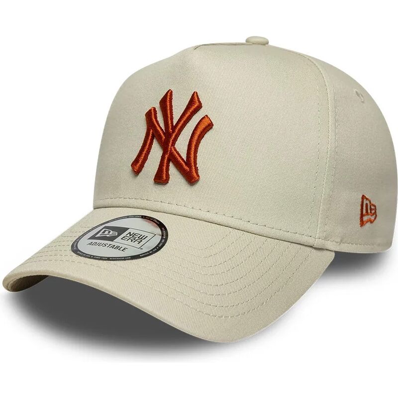 cepice-zaoblena-bezova-snapback-e-frame-league-essential-new-york-yankees-mlb-new-era