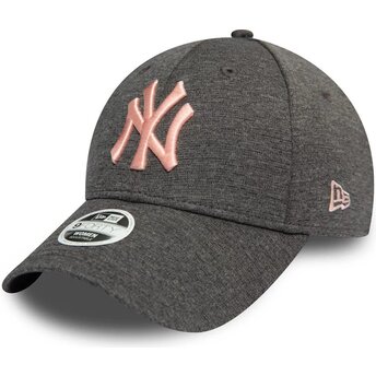 Čepice zaoblená šedá nastavitelný rosa 9FORTY Tech Jersey New York Yankees MLB New Era