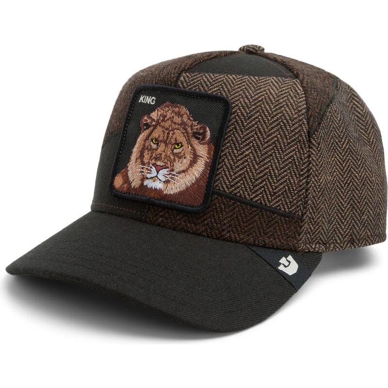 cepice-zaoblena-hneda-snapback-sartorial-king-patchwork-the-farm-goorin-bros