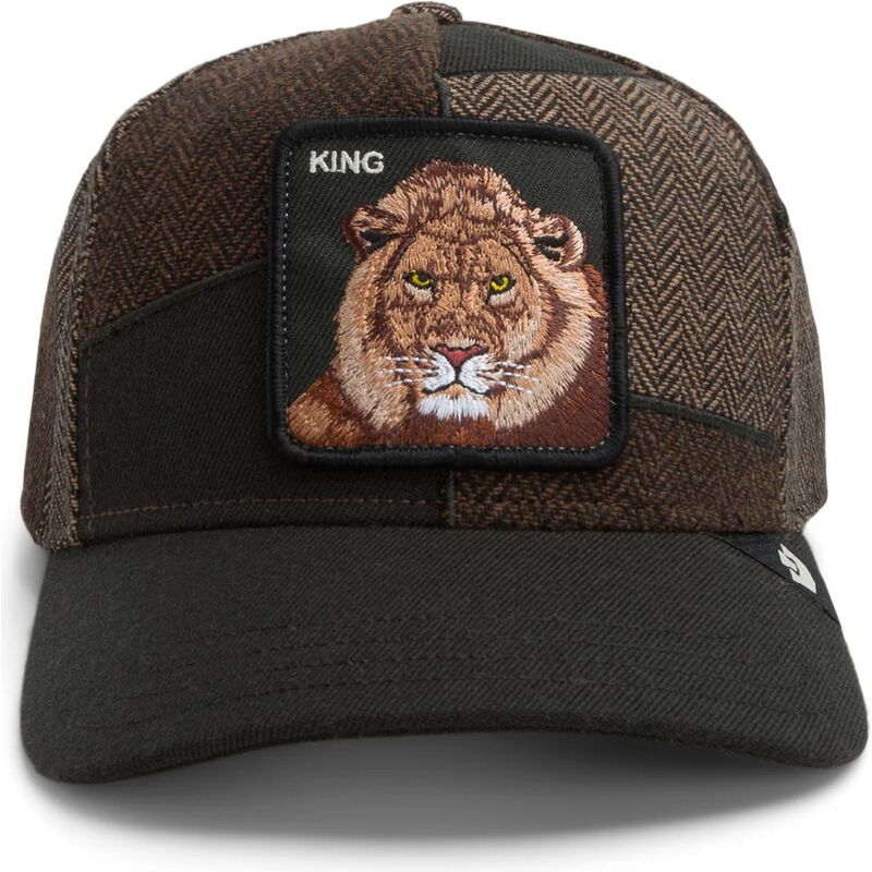 cepice-zaoblena-hneda-snapback-sartorial-king-patchwork-the-farm-goorin-bros