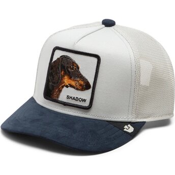Čepice zaoblená modrá snapback pro děti Suede Shadow Original Recipe The Farm Goorin Bros.