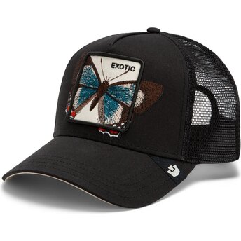 Čepice zaoblená černá snapback Over the Line Butterfly Out Of Bounds Exotic The Farm Goorin Bros.