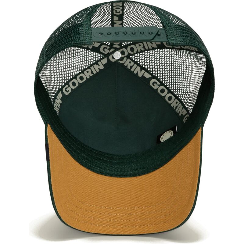 cepice-zaoblena-zelena-snapback-over-the-line-buck-out-of-bounds-the-farm-goorin-bros
