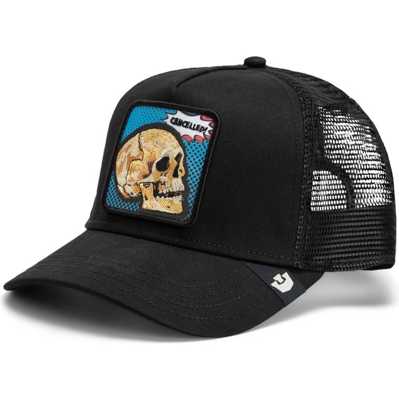 cepice-zaoblena-cerna-snapback-cancelled-skull-pop-art-strikes-back-the-farm-goorin-bros