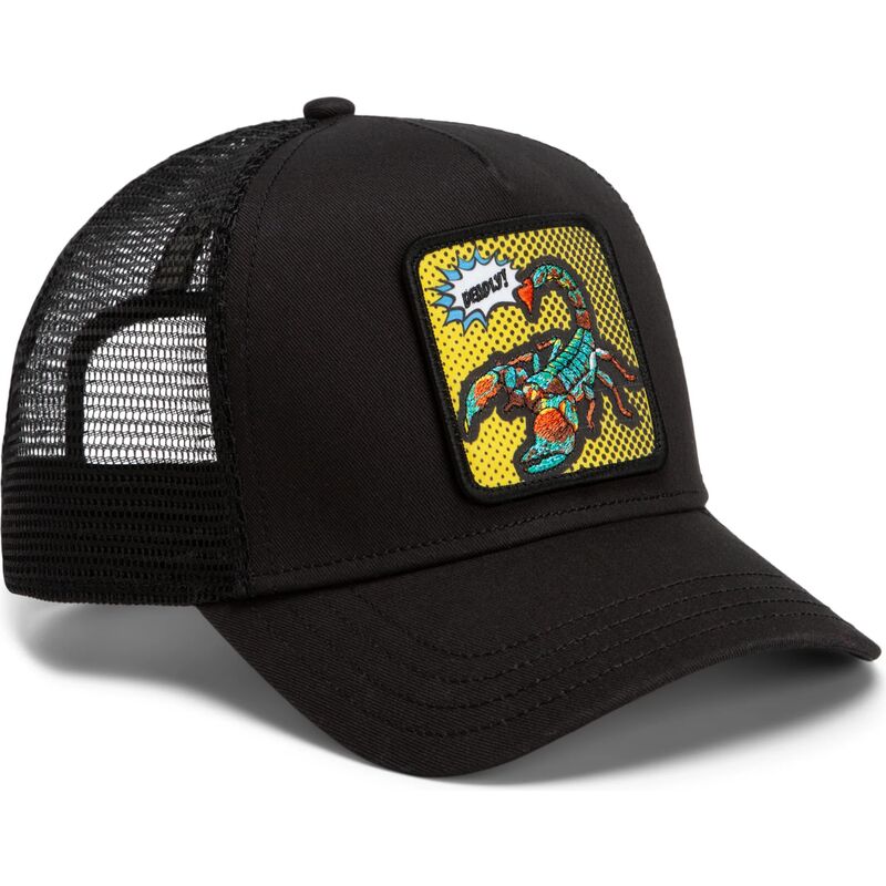 cepice-zaoblena-cerna-snapback-deadly-scorpion-pop-art-strikes-back-the-farm-goorin-bros cepice-zaoblena-cerna-snapback-deadly-scorpion-pop-art-strikes-back-the-farm-goorin-bros