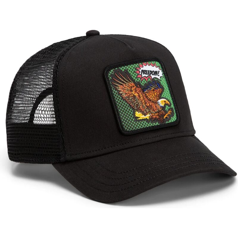 cepice-zaoblena-cerna-snapback-freedom-eagle-pop-art-strikes-back-the-farm-goorin-bros