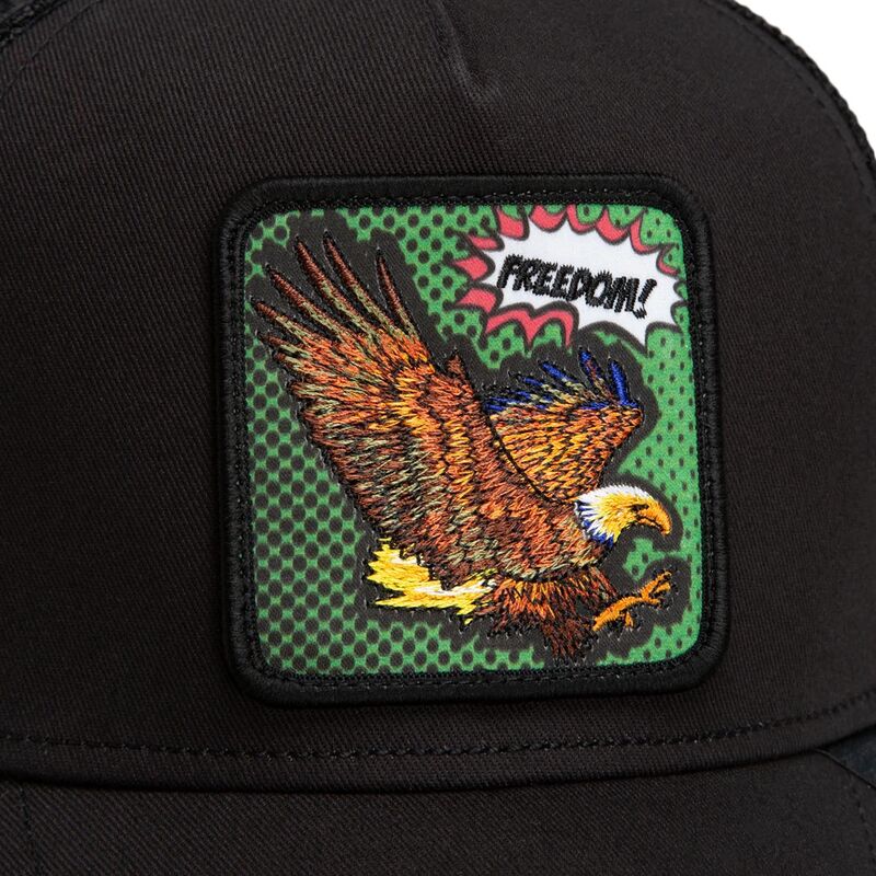 cepice-zaoblena-cerna-snapback-freedom-eagle-pop-art-strikes-back-the-farm-goorin-bros