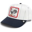 cepice-zaoblena-seda-snapback-pinstripe-rooster-cock-playmakers-the-farm-goorin-bros