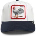 cepice-zaoblena-seda-snapback-pinstripe-rooster-cock-playmakers-the-farm-goorin-bros