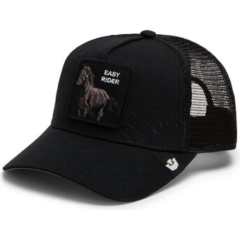 Čepice zaoblená černá snapback Stallion Badlands The Farm Goorin Bros.