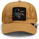 cepice-zaoblena-hneda-snapback-scorpion-badlands-deadly-the-farm-goorin-bros