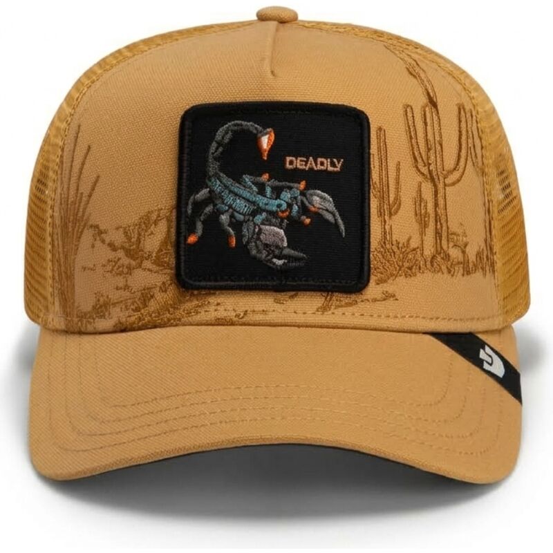 cepice-zaoblena-hneda-snapback-scorpion-badlands-deadly-the-farm-goorin-bros