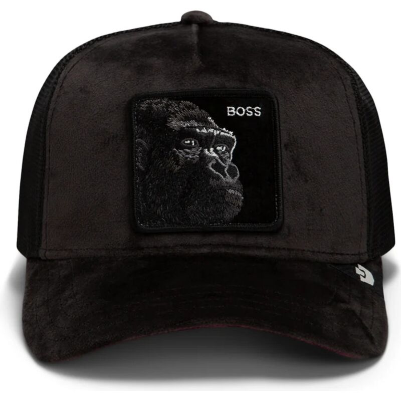 cepice-zaoblena-cerna-snapback-velour-boss-the-farm-goorin-bros cepice-zaoblena-cerna-snapback-velour-boss-the-farm-goorin-bros