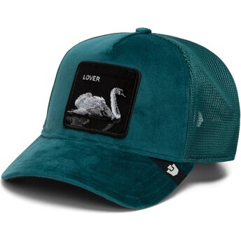 Čepice zaoblená zelená snapback Velour Lover The Farm Goorin Bros.