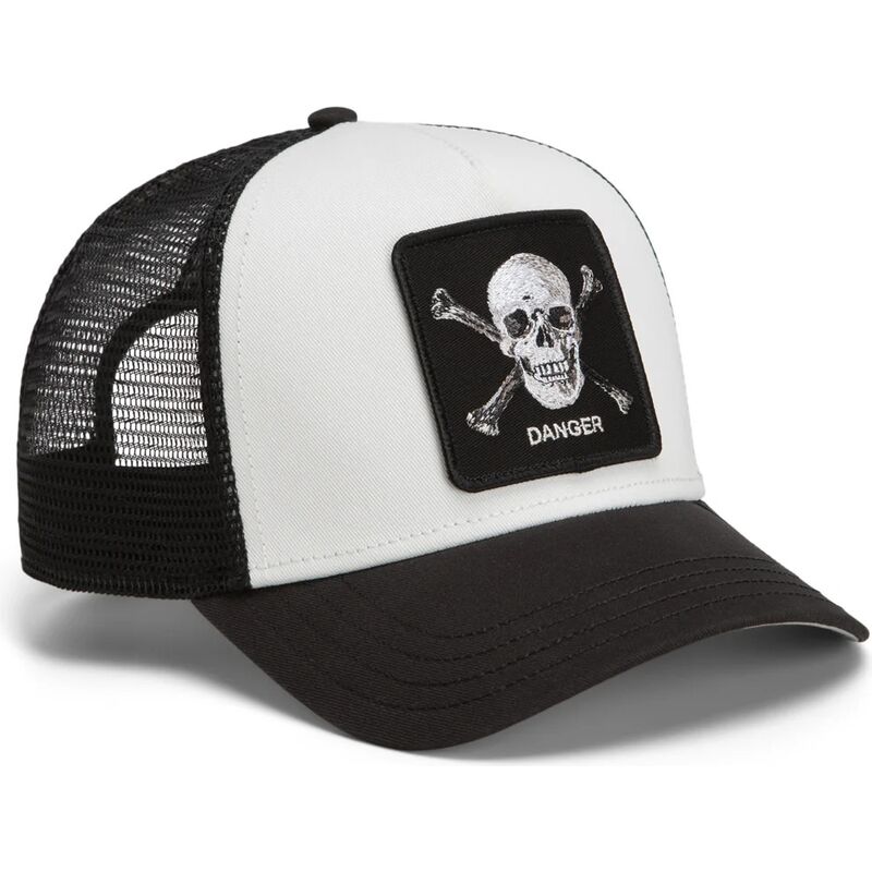 cepice-zaoblena-cerna-snapback-danger-skull-and-crossbones-original-recipe-the-farm-goorin-bros cepice-zaoblena-cerna-snapback-danger-skull-and-crossbones-original-recipe-the-farm-goorin-bros