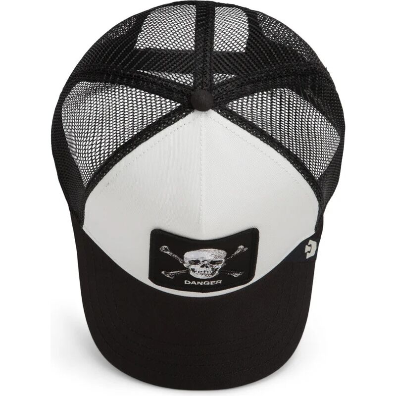 cepice-zaoblena-cerna-snapback-danger-skull-and-crossbones-original-recipe-the-farm-goorin-bros cepice-zaoblena-cerna-snapback-danger-skull-and-crossbones-original-recipe-the-farm-goorin-bros