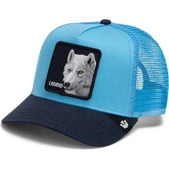 Čepice zaoblená modrá snapback Legend Wolf Original Recipe The Farm Goorin Bros.