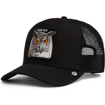 Čepice zaoblená černá snapback Wise Ass Original Recipe The Farm Goorin Bros.