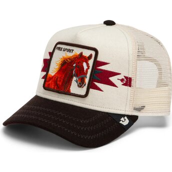 Čepice zaoblená krémová snapback Canyon Free Spirit Trailblazer The Farm Goorin Bros.