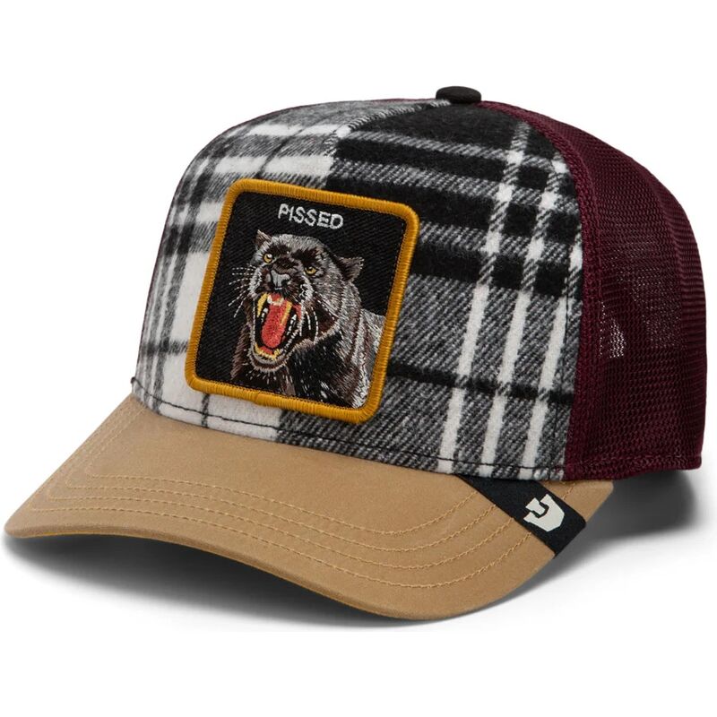 cepice-zaoblena-vicebarevna-snapback-brit-panther-check-mate-pissed-the-farm-goorin-bros