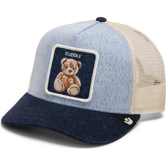Čepice zaoblená modrá snapback Cuddly After Dark The Farm Goorin Bros.
