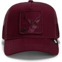 cepice-zaoblena-cervena-snapback-tonal-bae-full-intent-the-farm-goorin-bros