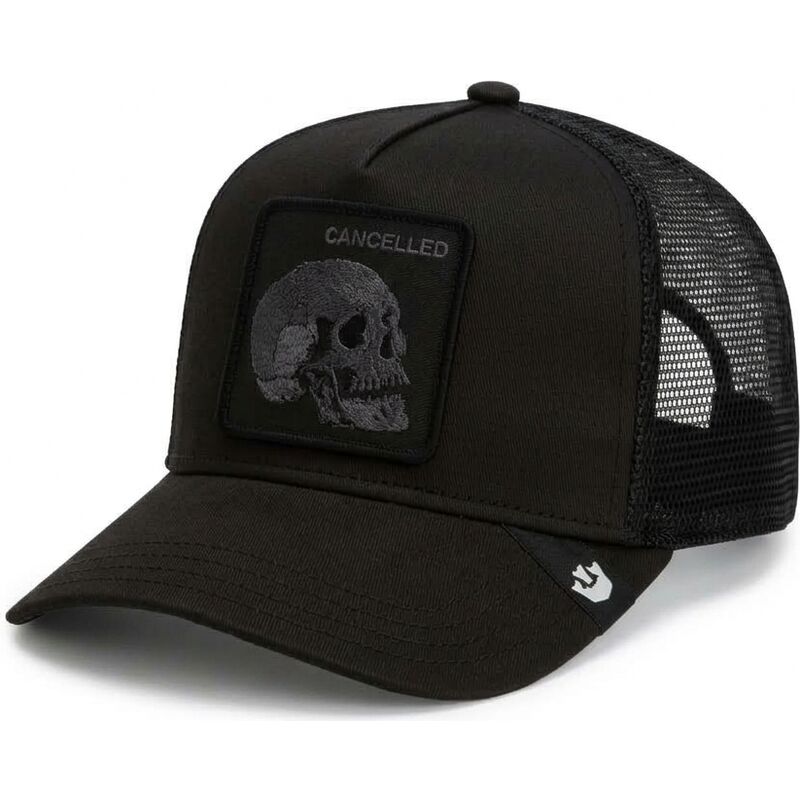 cepice-zaoblena-cerna-snapback-tonal-skull-full-intent-cancelled-the-farm-goorin-bros cepice-zaoblena-cerna-snapback-tonal-skull-full-intent-cancelled-the-farm-goorin-bros