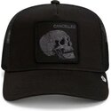 cepice-zaoblena-cerna-snapback-tonal-skull-full-intent-cancelled-the-farm-goorin-bros